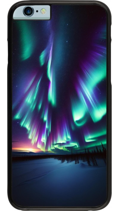 iPhone 6/6s Case Hülle - Funkelndes Nordlicht