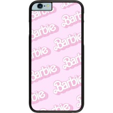 iPhone 6/6s Case Hülle - Barbie light pink pattern