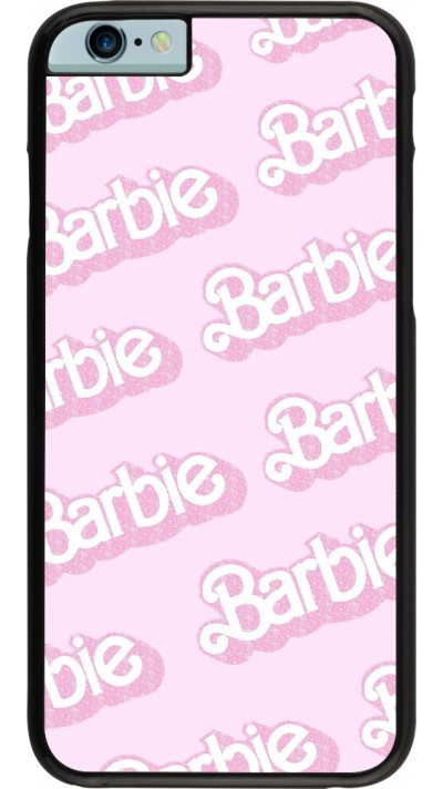 iPhone 6/6s Case Hülle - Barbie light pink pattern