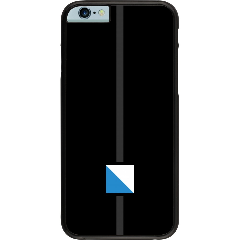iPhone 6/6s Case Hülle - Kanton ZH schwarz