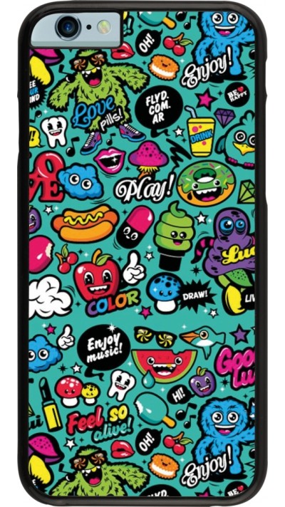 iPhone 6/6s Case Hülle - Cartoons old school