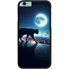 iPhone 6/6s Case Hülle - Schwarze Katze unter dem Vollmond
