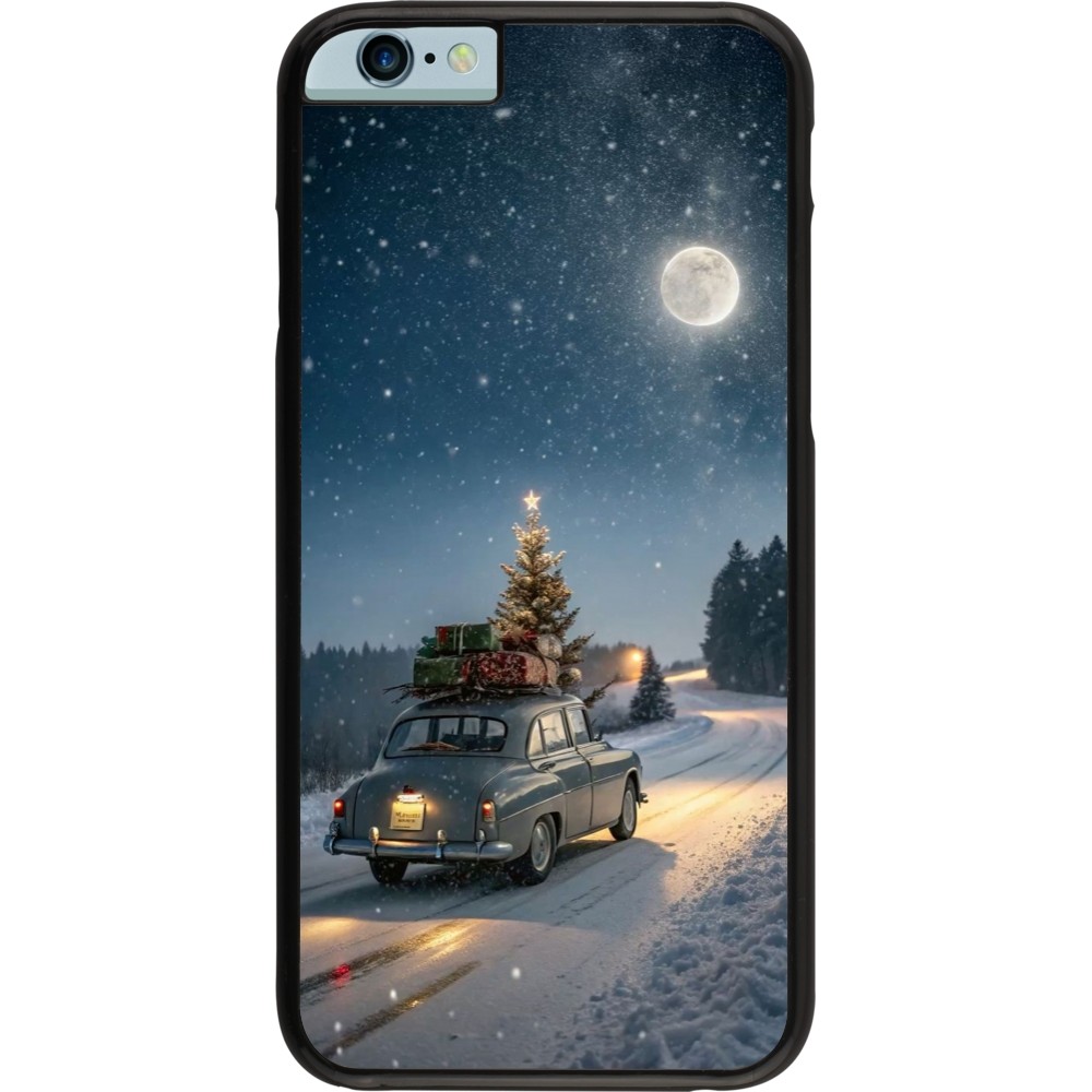 Coque iPhone 6/6s - Christmas 25 Car with Tree Xmas