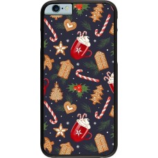 Coque iPhone 6/6s - Christmas 25 Pattern Gingerbread House