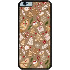 Coque iPhone 6/6s - Christmas 25 Pattern Ginger Cookie