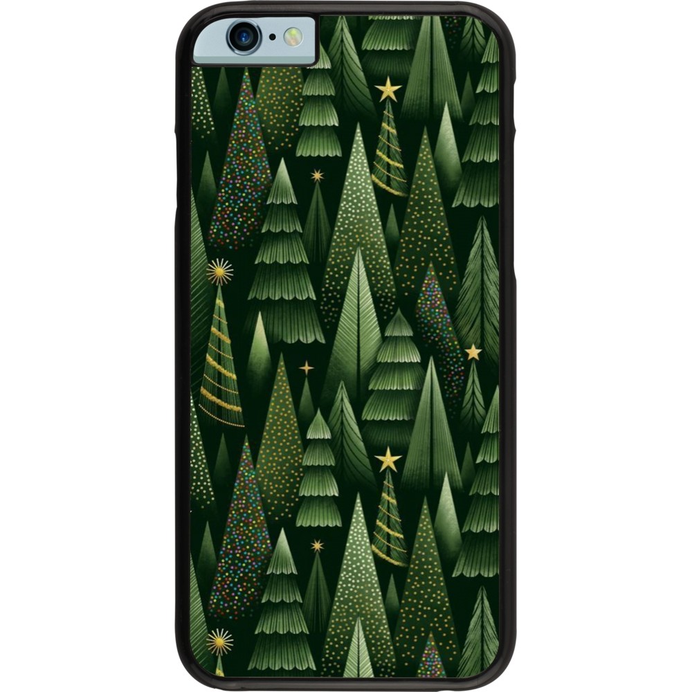 Coque iPhone 6/6s - Christmas 25 Pattern Xmas Tree