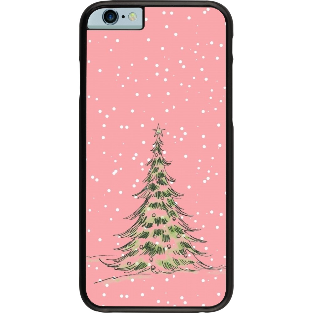 Coque iPhone 6/6s - Christmas 25 Pink Tree