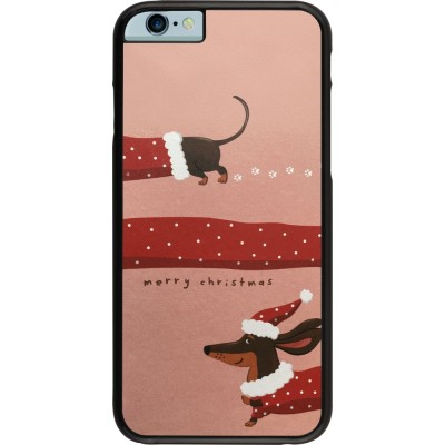 Coque iPhone 6/6s - Christmas 25 Teckel Merry Xmas