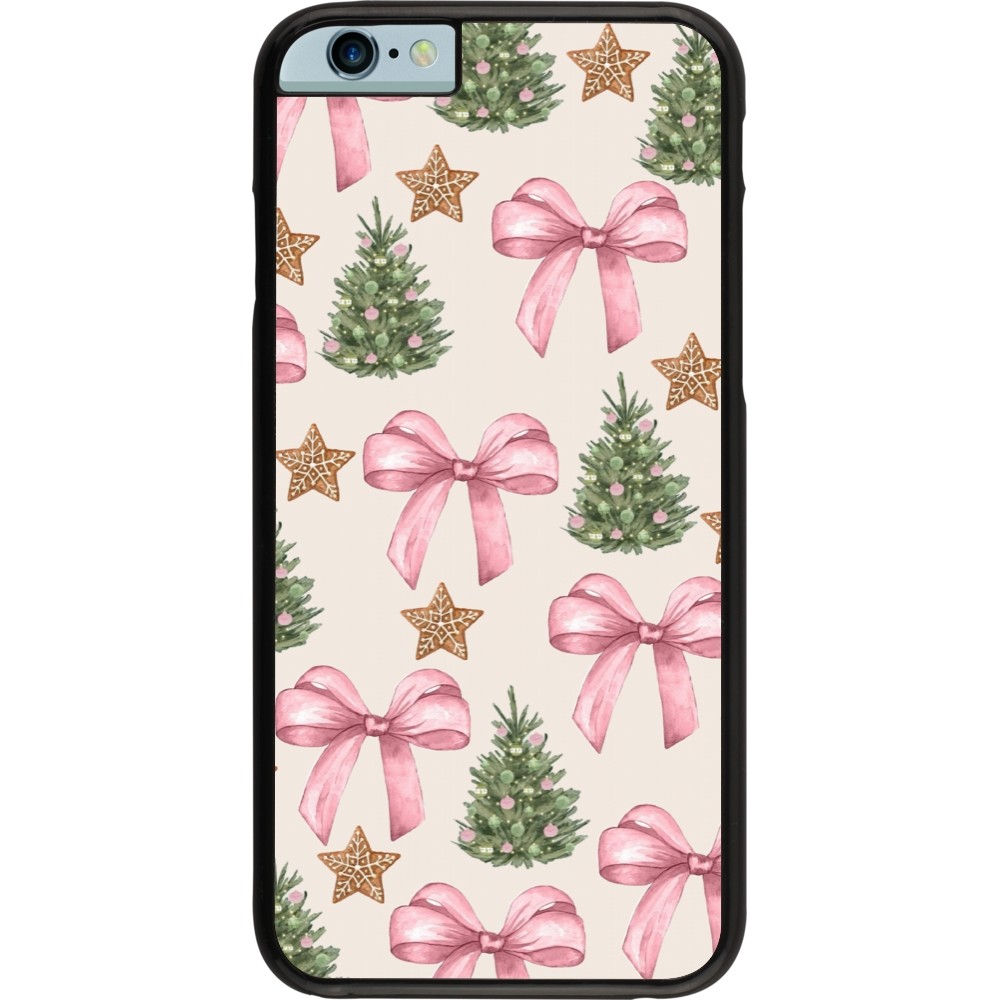 Coque iPhone 6/6s - Christmas 25 Vintage Ribbons