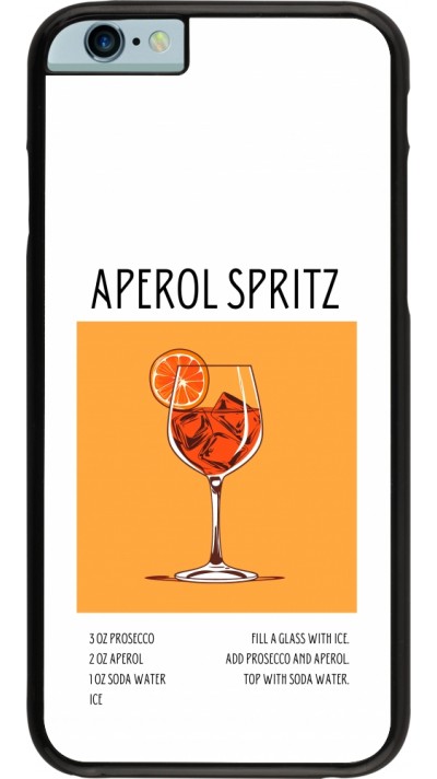 iPhone 6/6s Case Hülle - Cocktail Rezept Aperol Spritz