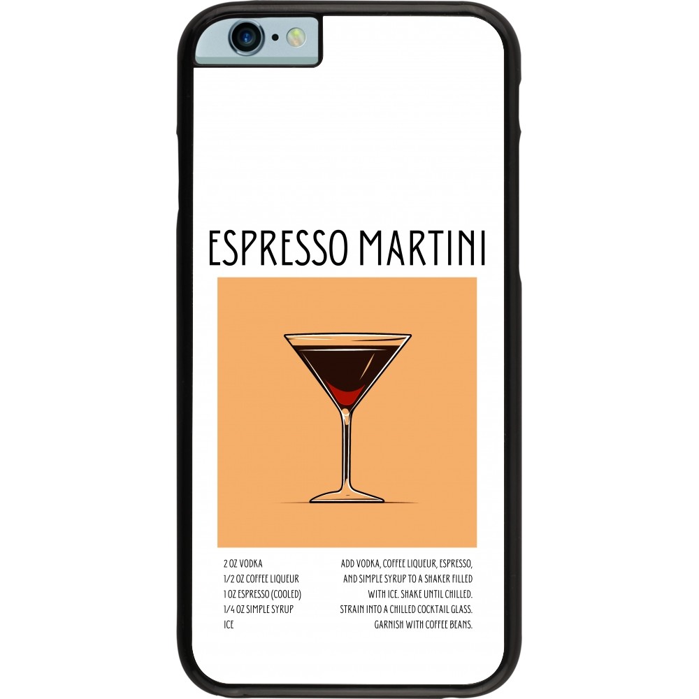 Coque iPhone 6/6s - Cocktail recette Espresso Martini
