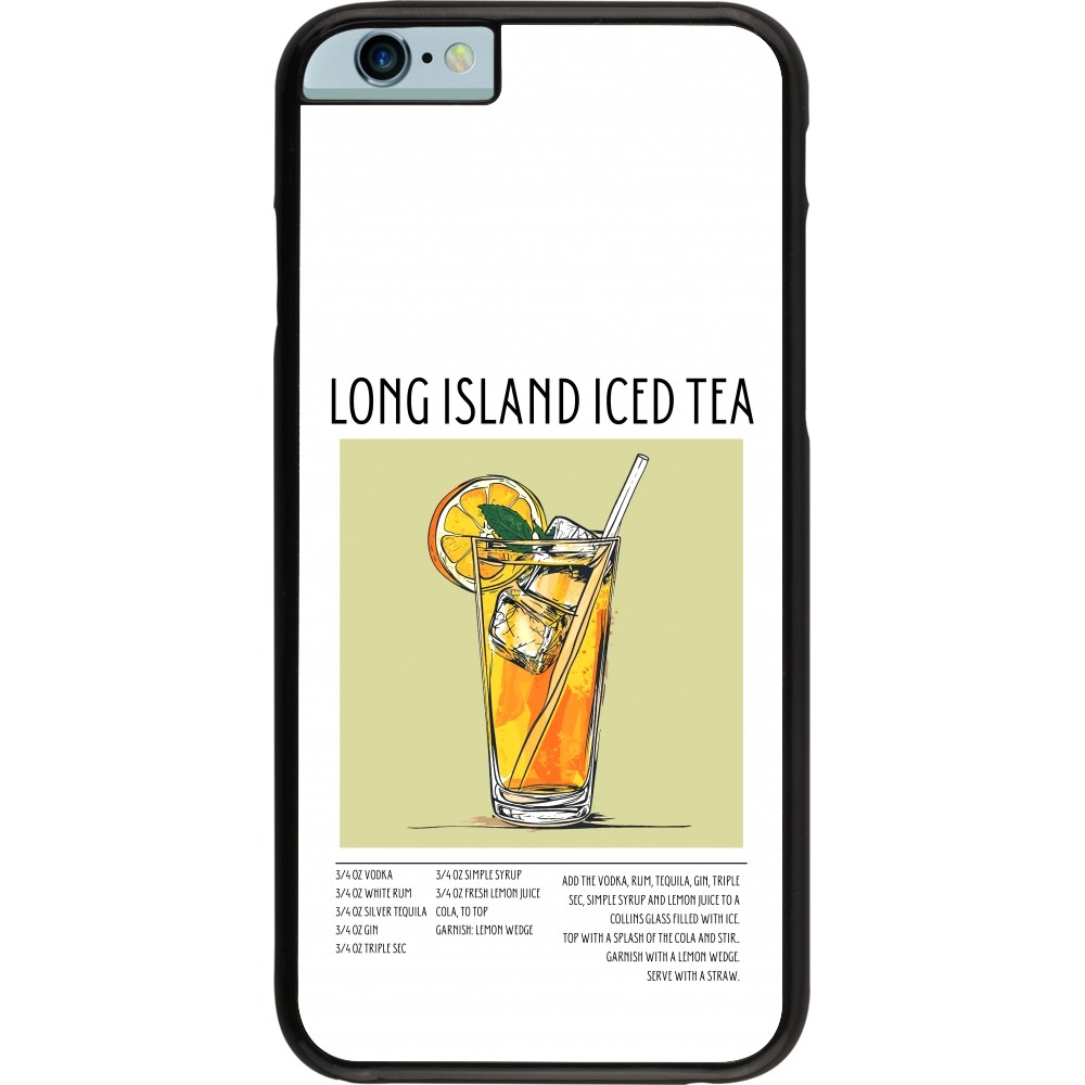 Coque iPhone 6/6s - Cocktail recette Long Island Ice Tea