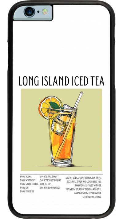 iPhone 6/6s Case Hülle - Cocktail Rezept Long Island Ice Tea
