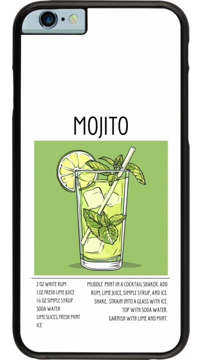 iPhone 6/6s Case Hülle - Cocktail Rezept Mojito