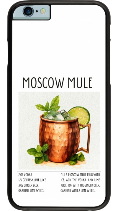 iPhone 6/6s Case Hülle - Cocktail Rezept Moscow Mule