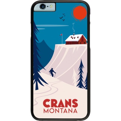 iPhone 6/6s Case Hülle - Crans-Montana Cabane