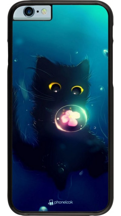 Hülle iPhone 6/6s - Cute Cat Bubble