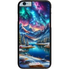 Coque iPhone 6/6s - Fantasy Mountain Lake Sky Stars
