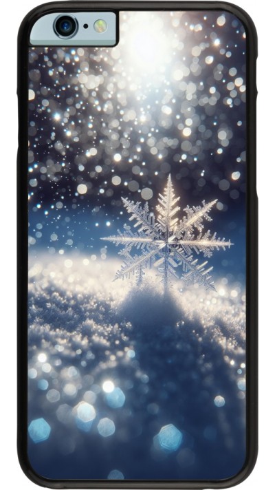 iPhone 6/6s Case Hülle - Schneeflocke Solar Glanz