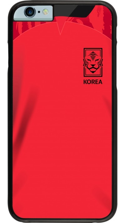 Coque iPhone 6/6s - Maillot de football Corée du Sud 2022 personnalisable