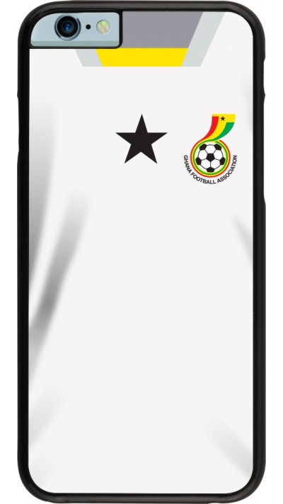 Coque iPhone 6/6s - Maillot de football Ghana 2022 personnalisable