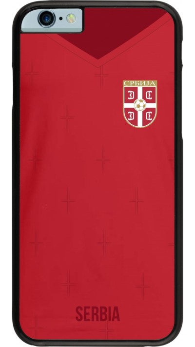 Coque iPhone 6/6s - Maillot de football Serbie 2022 personnalisable