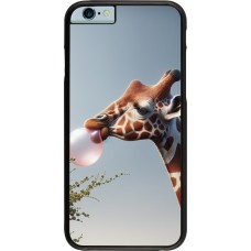 iPhone 6/6s Case Hülle - Giraffe mit Blase