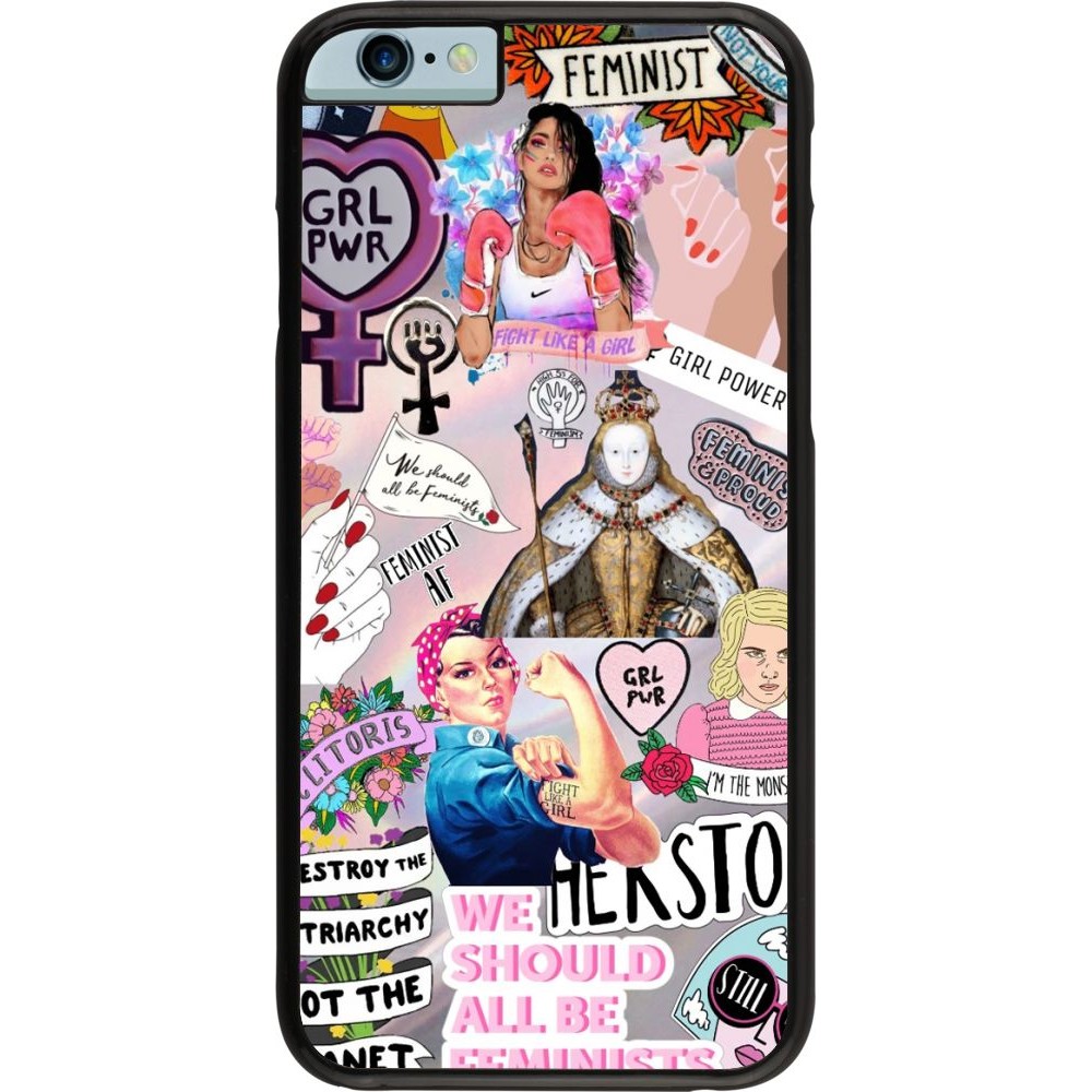 Coque iPhone 6/6s - Girl Power Collage