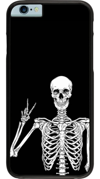 Coque iPhone 6/6s - Halloween 2023 peace skeleton