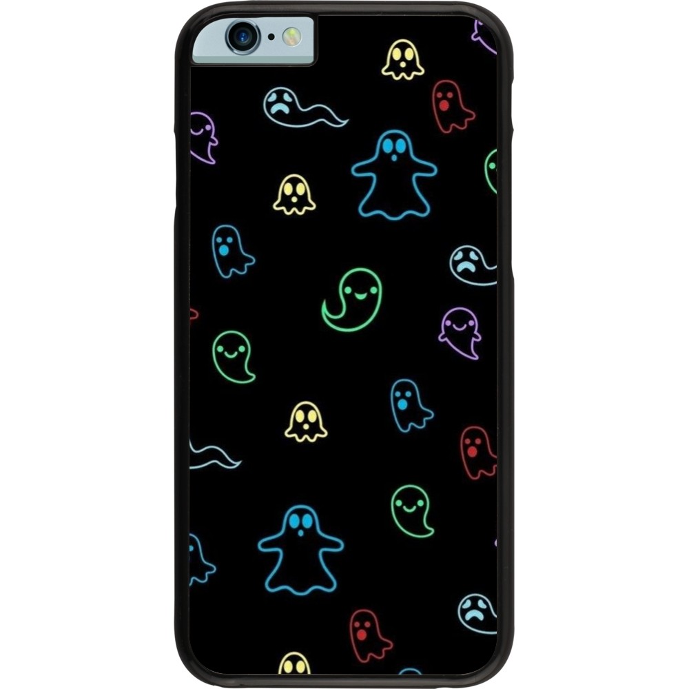 iPhone 6/6s Case Hülle - Halloween 2024 colorful ghosts