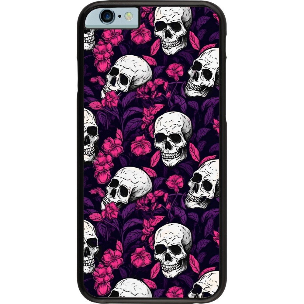 iPhone 6/6s Case Hülle - Halloween 2024 romantic skulls