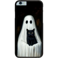 Coque iPhone 6/6s - Halloween 2025 Ghost with black cat