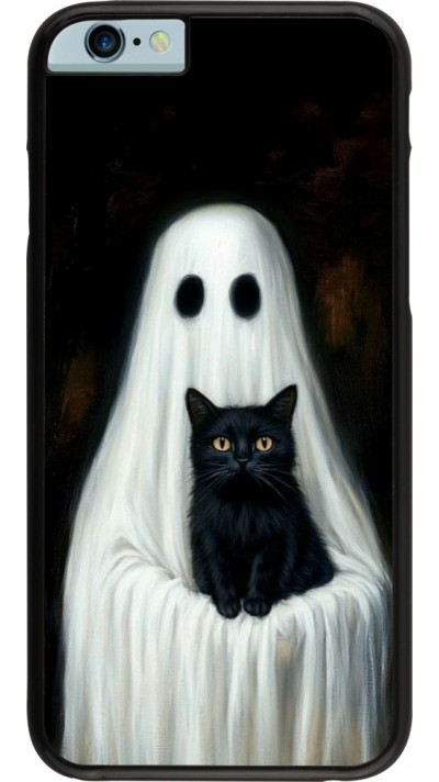 Coque iPhone 6/6s - Halloween 2025 Ghost with black cat