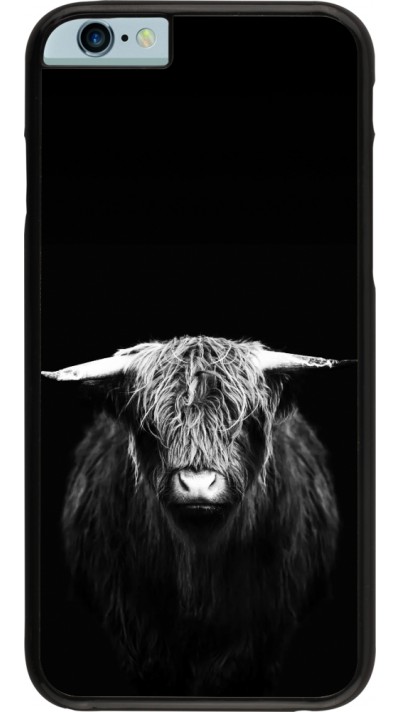 iPhone 6/6s Case Hülle - Highland calf black