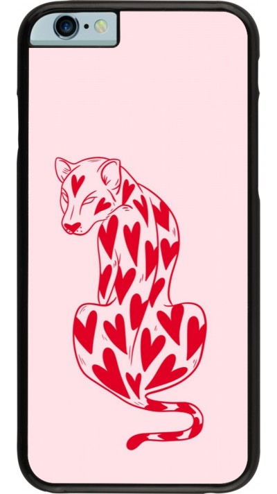 Coque iPhone 6/6s - Leopard with hearts 2026