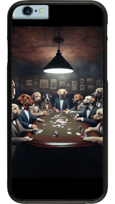 iPhone 6/6s Case Hülle - Die Pokerhunde