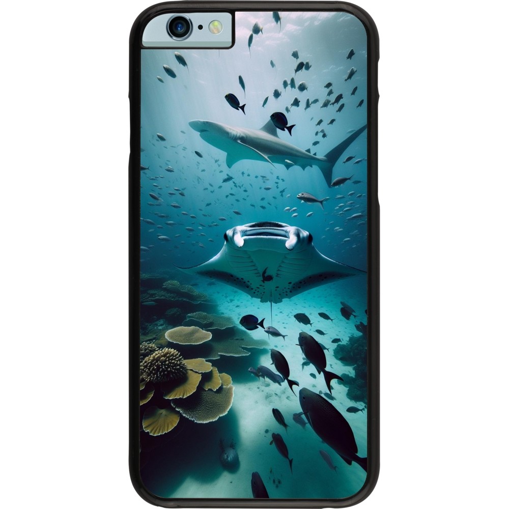 Coque iPhone 6/6s - Manta Lagon Nettoyage