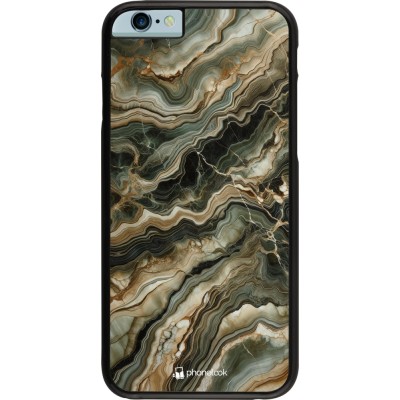 iPhone 6/6s Case Hülle - Oliv Marmor