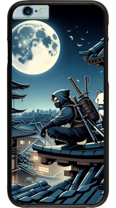 iPhone 6/6s Case Hülle - Ninja unter dem Mond