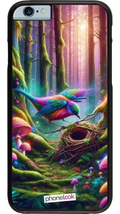 Coque iPhone 6/6s - Oiseau Nid Forêt