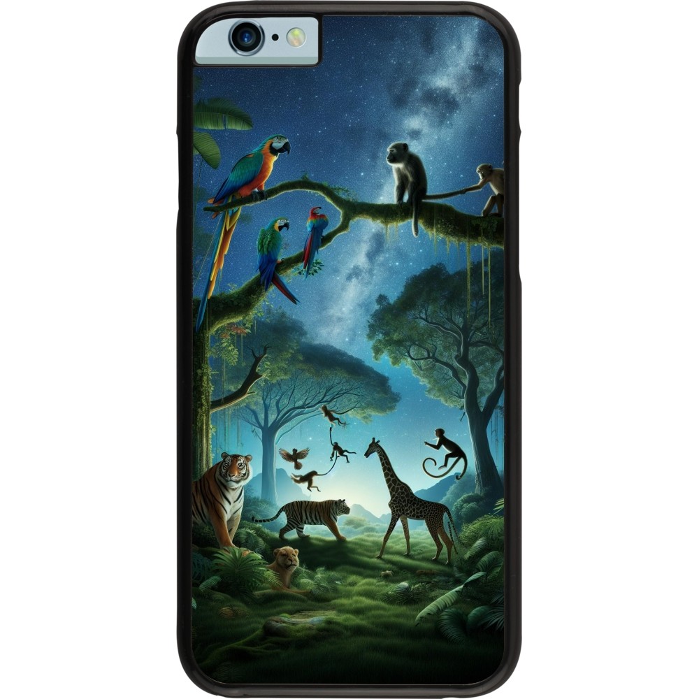 iPhone 6/6s Case Hülle - Paradies der exotischen Tiere
