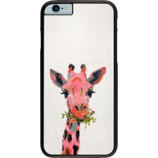 iPhone 6/6s Case Hülle - Pink Girafe Paint