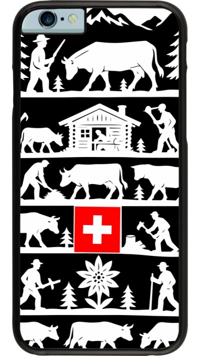Coque iPhone 6/6s - Poya Suisse 1 noir