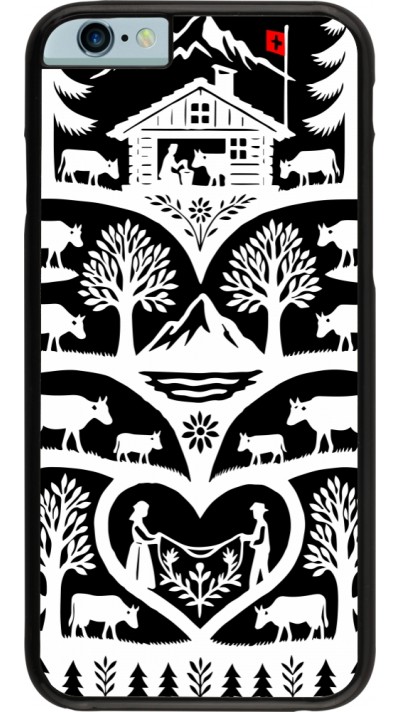 Coque iPhone 6/6s - Poya Suisse 2 noir