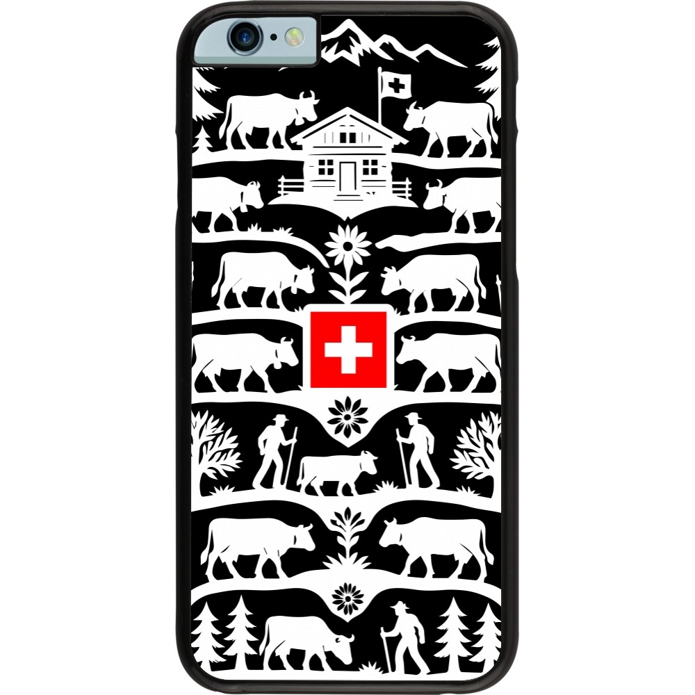 Coque iPhone 6/6s - Poya Suisse 3 noir
