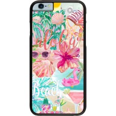 iPhone 6/6s Case Hülle - Preppy Collage Aloha