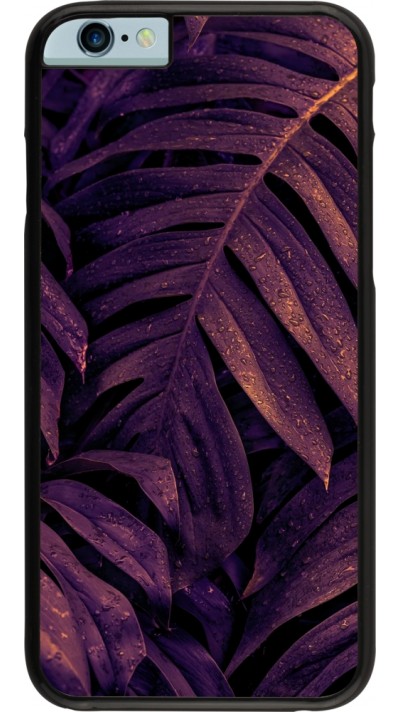 iPhone 6/6s Case Hülle - Purple Light Leaves