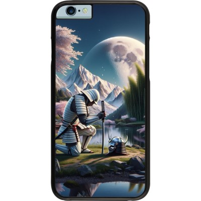 iPhone 6/6s Case Hülle - Samurai Katana Mond