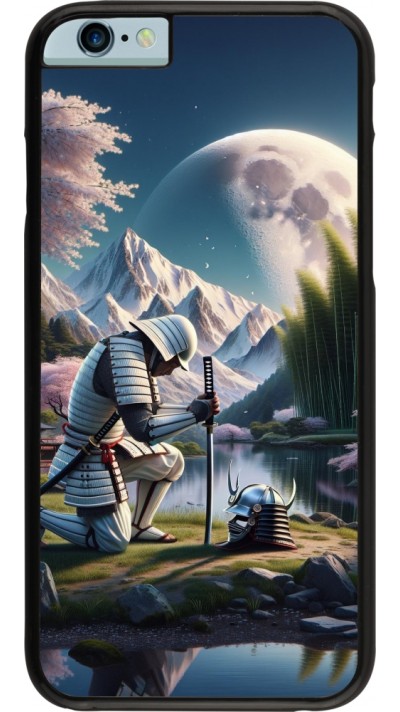 iPhone 6/6s Case Hülle - Samurai Katana Mond