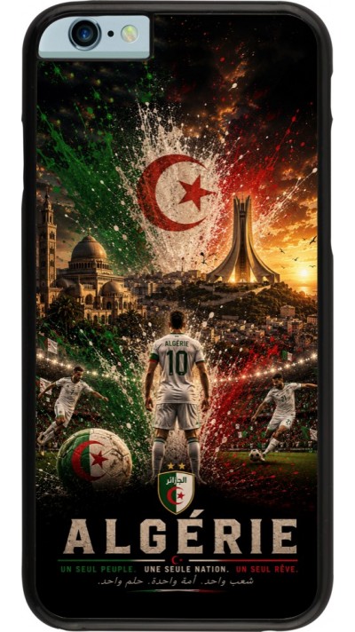 Coque iPhone 6/6s - Football Algérie splash 2026